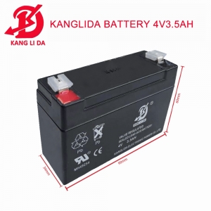 Kanglida 4v 3.5ah lead acid battery