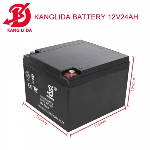 12v 24ah rechargeable lead acid battery for UPS