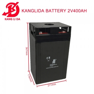 rechargeable 2v 400ah home solar battery