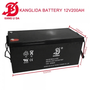 Kanglida 12v 200ah deep cycle gel battery